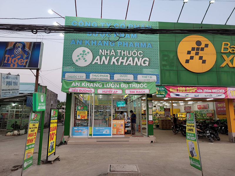 Nhà thuốc An Khang tại Ấp mới 02 (Ngay Bách hóa XANH đối diện UBND Xã Mỹ Hạnh Nam), Xã Mỹ Hạnh, Tỉnh Tây Ninh, Việt Nam